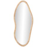  Zidno ogledalo Home ESPRIT Prirodno Kristal Ratan Scandi 53 x 4 x 125 cm Cijene