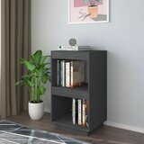 Ormarić za knjige sivi 40x35x71 cm od masivne borovine | shoptok.hr