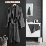 Douceur d intérieur Antracitno siv bombažen kopalni plašč velikosti M Tendresse – | Shoptok.si