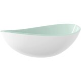 Maison Chic Umivalnik - Kopalna umivalnik - Lavabo kaljeno steklo 54,5x35x15,5 cm bele barve, (21684935) Cene
