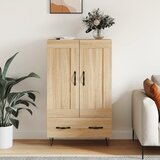 vidaXL Visoka omara sonoma hrast 69,5x31x115 inženirski les | Shoptok.si