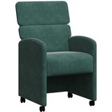  Blagovačke stolice s kotačima 2 pcs Tamnozelena 58 x 65 x 98 cm | shoptok.hr