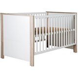Roba Otroška posteljica v beli in naravni barvi 70x140 cm Olaf – Cene