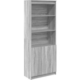 vidaXL Visoka komoda siva sonome 70x35x180 cm od konstruiranog drva | shoptok.hr