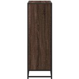 vidaXL Knjižna omara rjavi hrast 80,5x35x107,5 cm inženirski les | Shoptok.si