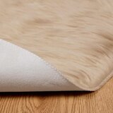  Tepih od umjetne ovčje kože TAFALLA Bež Ø 120 cm Poliester | shoptok.hr