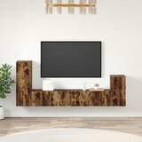  4-dijelni set TV ormarića boja dimljenog hrasta drveni | shoptok.hr