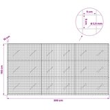 Gabion s žicom debljine 3,5 mm i mrežom 5x5 cm 300x10x150 cm | shoptok.hr
