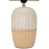 Mauro Ferretti Kremno bela keramična namizna svetilka s tekstilnim senčilom (višina 44 cm) Japandi – | Shoptok.si