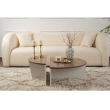 Hanah home stočić za dnevnu sobu orion - walnut, white walnutwhite coffee table | ePonuda.com