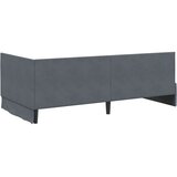  Kutni okvir kreveta Tamno siva 100 cm x 200 cm Baršun | shoptok.hr