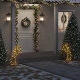 vidaXL Božična svetlobna dekoracija s konicami meteor 80 LED 62 cm | Shoptok.si