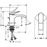 Hansgrohe 75010670 Vivenis 80 armatura za umivalnik | Shoptok.si