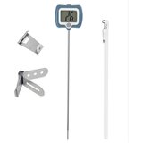 INF Klipni kuhinjski termometer s 304 inox sondo, zamenljiva baterija Blue, (5000326949) Cene