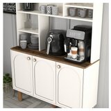 Hanah home bohem 861 višenamenska vitrina za kafe u beloj boji (845HCT5822)