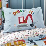 Catherine Lansfield Plava dječja posteljina za dječji krevetić 120x150 cm Digger Dreams – | shoptok.hr
