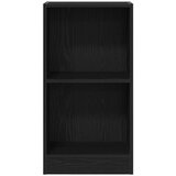  Polica za knjige crni hrast 40x24x76 cm Inženirsko drvo | Shoptok.si