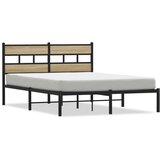  Metalni okvir kreveta bez madraca boja hrasta sonome 160x200 cm | shoptok.hr
