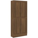 Furnova Knjižna omara rjavi hrast 82,5x30,5x185,5 cm konstruiran les, (21932481) | Shoptok.si