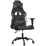  Gaming stol črno in siva umetno usnje | Shoptok.si