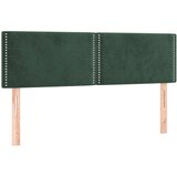  Krevet box spring s madracem LED tamnozeleni 140x200 cm baršun | shoptok.hr