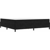  Krevetna konstrukcija Crna 200 x 200 cm tkanina Slike