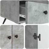  Kreveta Betonska siva 66 x 34,5 x 95 cm Konstruirano drvo | shoptok.hr