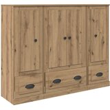  Highboard s ladicama 3 pcs Umjetnički hrast Konstruirano drvo | shoptok.hr