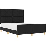 vidaXL Krevet Crni 140x200 cm Tkanina Cijene