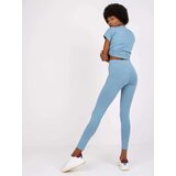 BASIC Feel Good Leggings-AP-LG-A-002-light blue | Shoptok.si