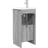  Kupaonski umivaonik s sudoperom Siva Sonoma 42 x 40 x 84,5 cm | shoptok.hr