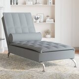 The Living Store Masažni počivalnik z vzglavnikom svetlo sivo blago - Masažni Počivalnik, (21660680) | Shoptok.si