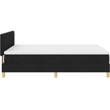  Krevet s opruga kutije s jastukom Crna 140 x 200 cm tkanina | shoptok.hr