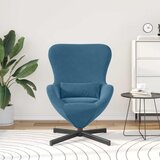  Jajolika fotelja Plava 63 x 73 x 90 cm Baršun | shoptok.hr