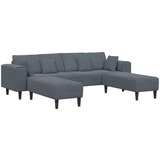 SOFA 3 pcs Tamno siva 250 x 188 x 76 cm Baršun | shoptok.hr
