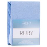 AmeliaHome Plahta s gumom Ruby 160-180x200 cm, plava | shoptok.hr