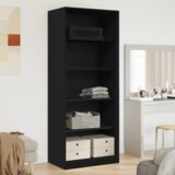 vidaXL omara črna bukev set 2 črna bukev iverna plošča 80 x 50 x 200 cm Cene