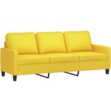  3-dijelni set sofa s jastucima svjetložuti od tkanine | shoptok.hr