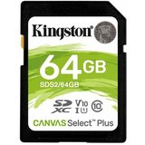Kingston Canvas Select Plus (SDS2/64GB) memorijska kartica SDXC 64GB class 10  cene
