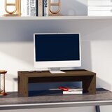 vidaXL Stojalo za zaslon medeno rjavo 50x27x15 cm trdna borovina Cene