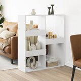 Sobna pregrada bijela 100x33x115 cm konstruirano drvo Cijene