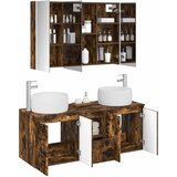  Set ormarića za kupaonicu 4 kom. Dimljeni hrast | shoptok.hr