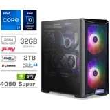 MEGA Računalnik TWR S10 i7-12700K/RTX4080 Super/32GB/2TB-4.0/1000W/Brez OS/črna RGB, (21218406)