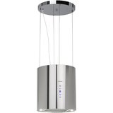 Klarstein Barett, otočna napa, Ø 35 cm, recirkulacija 522 m³/h, LED, filter s aktivnim ugljenom, nehrđajući čelik | shoptok.hr