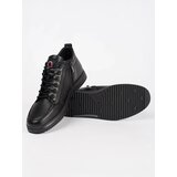 Shelvt Men's Black Insulated Lace-Up Shoes | ePonuda.com