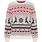 Trendyol Men's Multicolored Regular Fit Crewneck Christmas Knitwear Sweater. | shoptok.hr