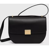 Karl Lagerfeld Usnjena torbica črna barva, 245W3056