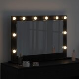  Ogledalo za Toalet Pravokutni Crni hrast 80 x 15 x 18 cm | Eponuda.com