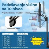 Sportivo Ko&amp;scaron; podesive visine od 150 do 305 cm Slike