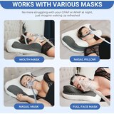 ELVIROS CPAP ergonomska cervikalna blazina iz spominske pene 60×41 cm | Shoptok.si